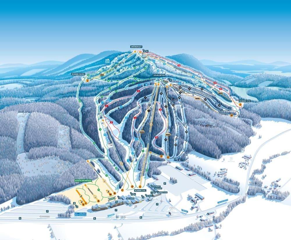 Apartament Raemsbyns Fritidsby, Naera Romme Alpin Idkerberget Zewnętrze zdjęcie